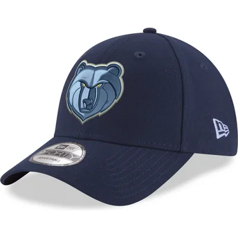 Gorra curva azul ajustable 9FORTY The League de Memphis Grizzlies NBA de New Era