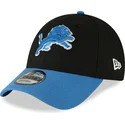 shapka-izvita-cherna-reguliruem-9forty-the-league-na-detroit-lions-nfl-ot-new-era