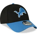 shapka-izvita-cherna-reguliruem-9forty-the-league-na-detroit-lions-nfl-ot-new-era