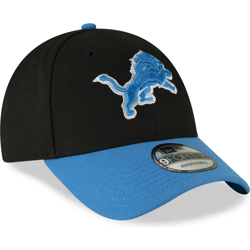 shapka-izvita-cherna-reguliruem-9forty-the-league-na-detroit-lions-nfl-ot-new-era