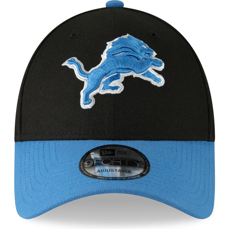 shapka-izvita-cherna-reguliruem-9forty-the-league-na-detroit-lions-nfl-ot-new-era