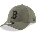 shapka-izvita-zelena-reguliruem-9twenty-nylon-packable-na-boston-red-sox-mlb-ot-new-era
