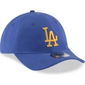 shapka-izvita-sinya-reguliruem-dorado-9twenty-nylon-packable-na-los-angeles-dodgers-mlb-ot-new-era