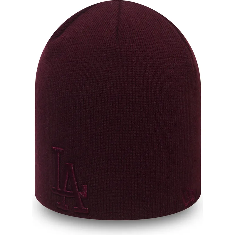 rote-skull-knit-seasonal-mutze-der-los-angeles-dodgers-mlb-von-new-era