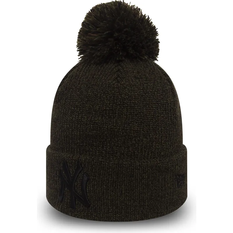 shapka-pompon-cherna-cuff-knit-marl-bobble-na-new-york-yankees-mlb-ot-new-era
