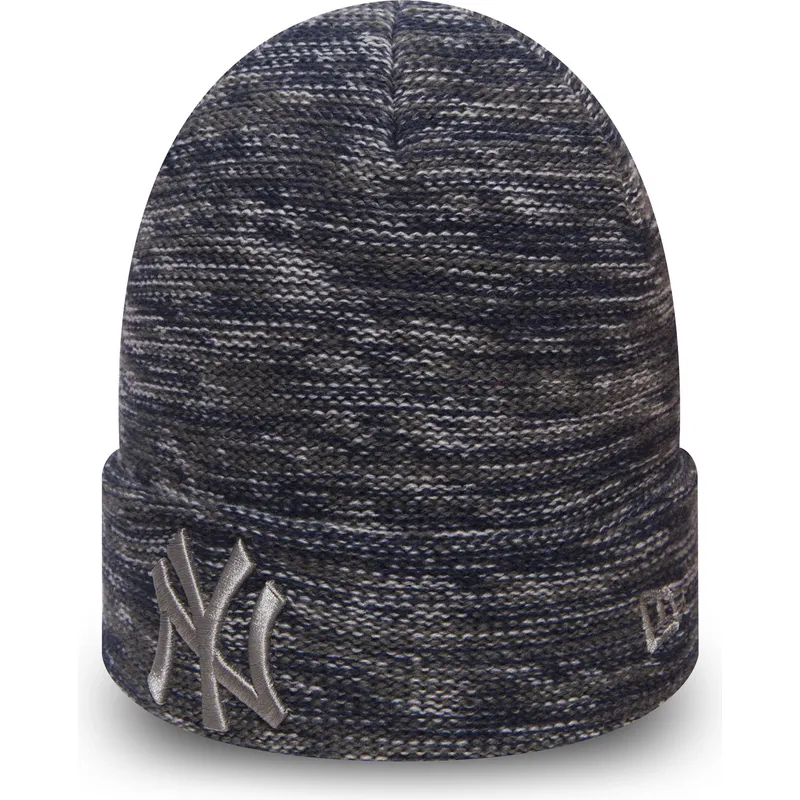 new-era-new-york-yankees-mlb-cuff-knit-marl-mutze-in-blau