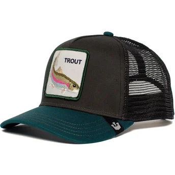 goorin-bros-schwarze-und-grune-trucker-kappe-rainbow-trout-forelle
