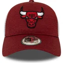 rote-trucker-kappe-shadow-tech-a-frame-der-chicago-bulls-nba-von-new-era