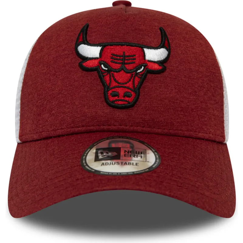 shapka-izvita-chervena-reguliruem-trucker-shadow-tech-a-frame-na-chicago-bulls-nba-ot-new-era