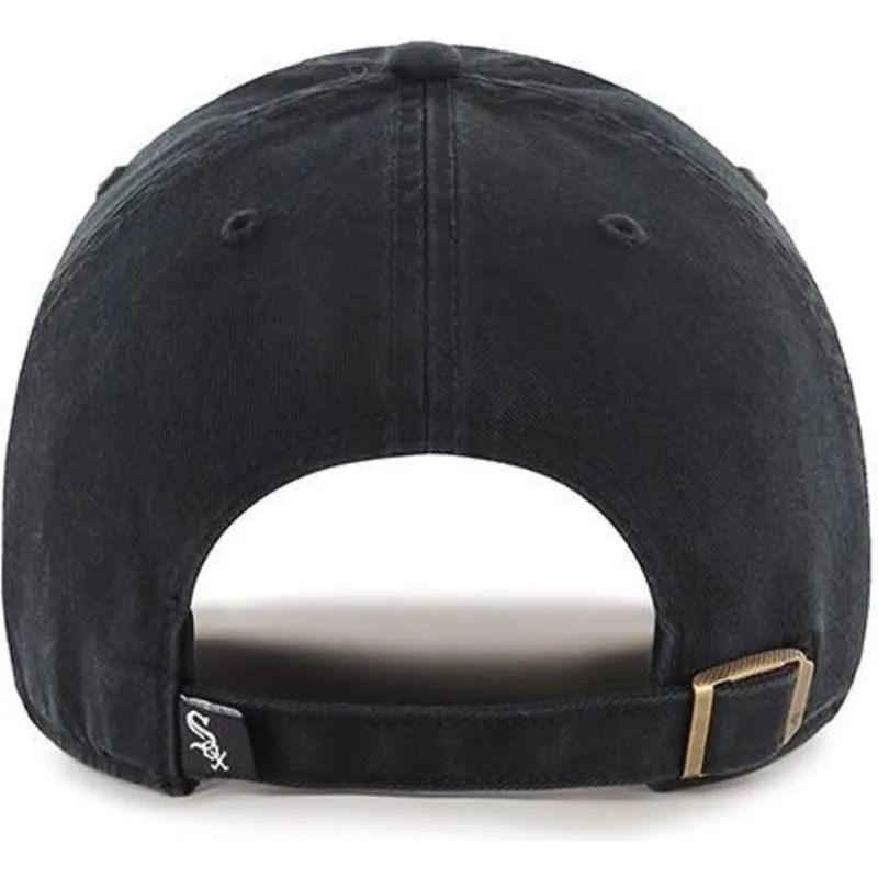 shapka-izvita-cherna-reguliruem-na-chicago-white-sox-mlb-ot-47-brand
