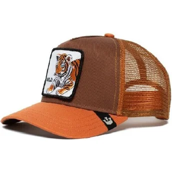 shapka-izvita-traker-kafyav-snapbek-za-deca-wild-tiger-the-farm-ot-goorin-bros