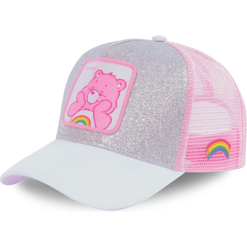 gorra-trucker-gris-y-rosa-purpurina-alegrosita-cal-osos-amorosos-de-capslab