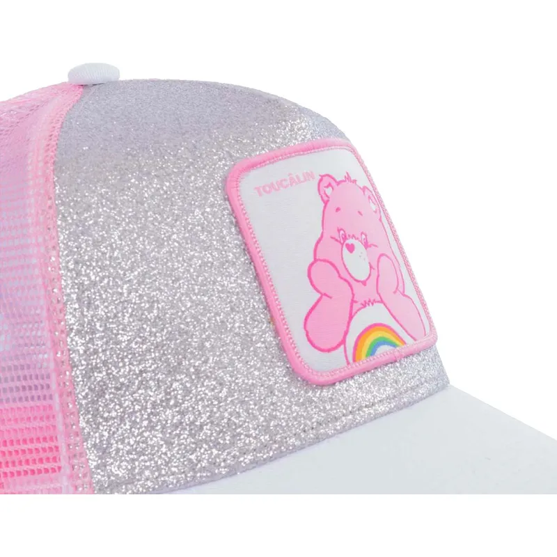 gorra-trucker-gris-y-rosa-purpurina-alegrosita-cal-osos-amorosos-de-capslab