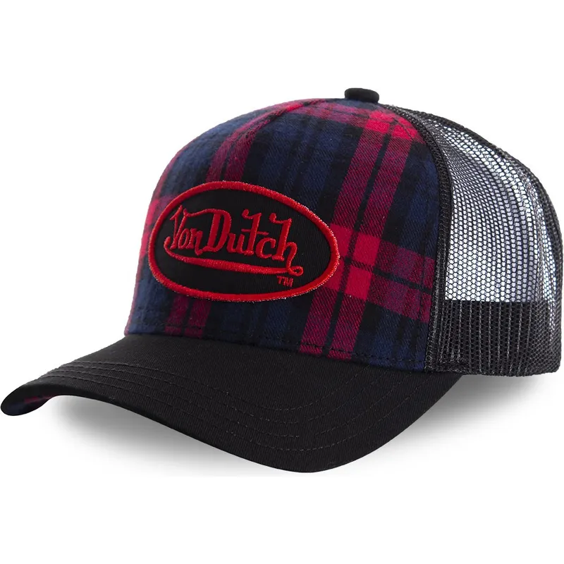 shapka-izvita-traker-cherna-snapbek-estampado-cuadros-carb2-ot-von-dutch shapka-izvita-traker-cherna-snapbek-estampado-cuadros-carb2-ot-von-dutch