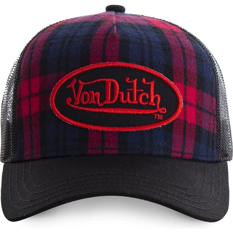 shapka-izvita-traker-cherna-snapbek-estampado-cuadros-carb2-ot-von-dutch shapka-izvita-traker-cherna-snapbek-estampado-cuadros-carb2-ot-von-dutch