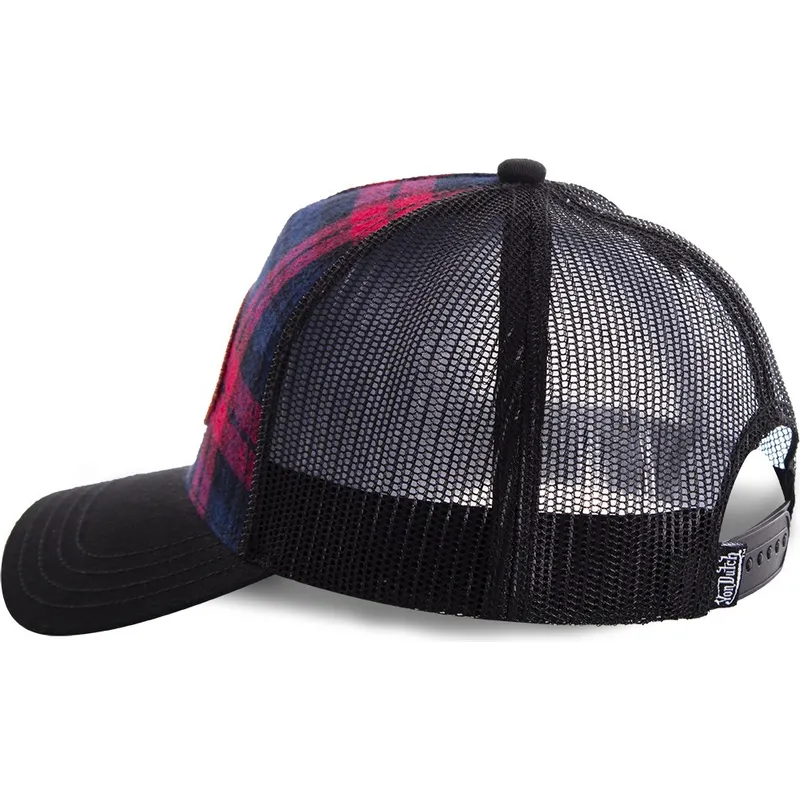 shapka-izvita-traker-cherna-snapbek-estampado-cuadros-carb2-ot-von-dutch shapka-izvita-traker-cherna-snapbek-estampado-cuadros-carb2-ot-von-dutch