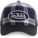 shapka-izvita-traker-cherna-snapbek-estampado-cuadros-card2-ot-von-dutch
