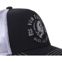von-dutch-helbla-schwarze-und-graue-trucker-kappe