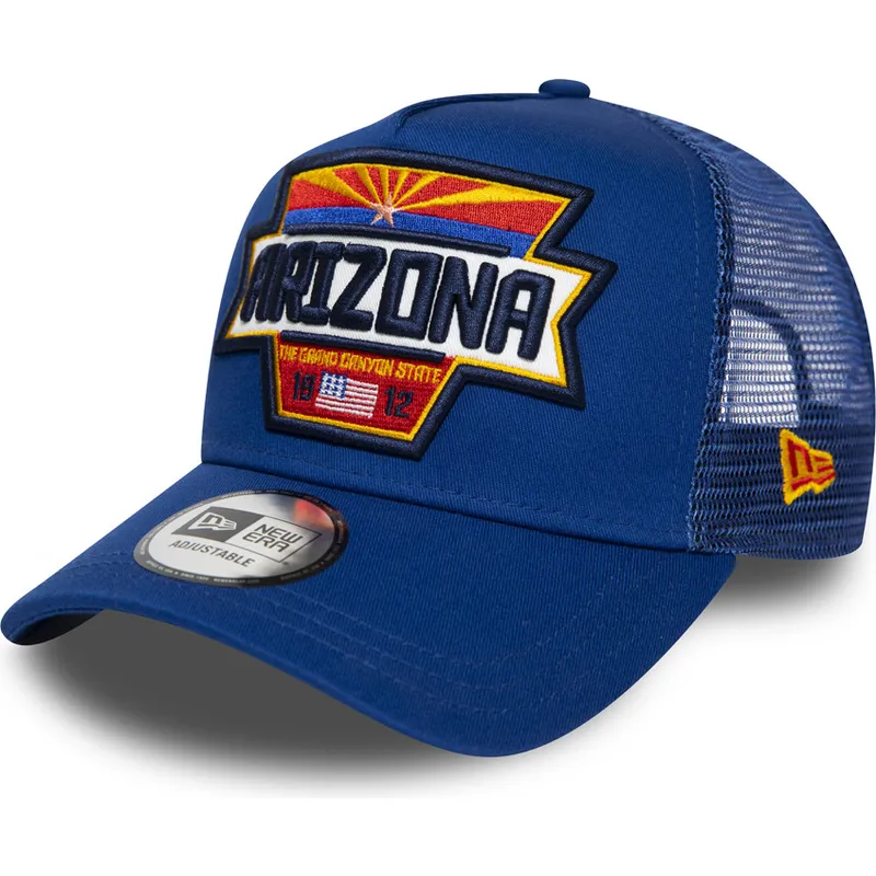 shapka-izvita-traker-sinya-snapbek-a-frame-usa-patch-arizona-ot-new-era