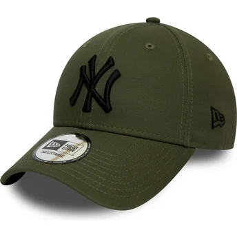 shapka-izvita-zelena-reguliruem-9forty-league-essential-na-new-york-yankees-mlb-ot-new-era