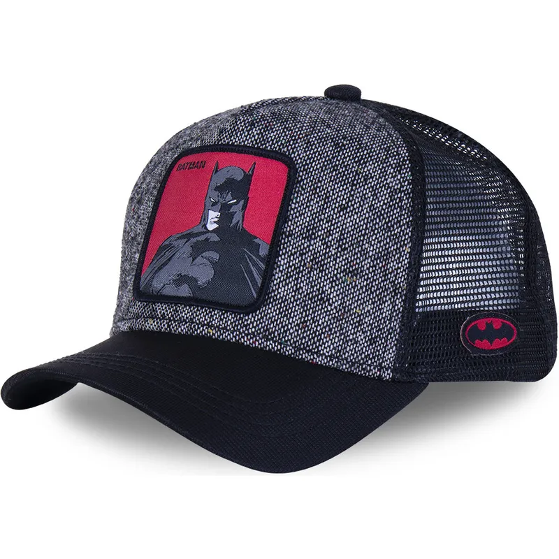 capslab-dc-comics-batman-bat2-schwarze-und-graue-trucker-kappe