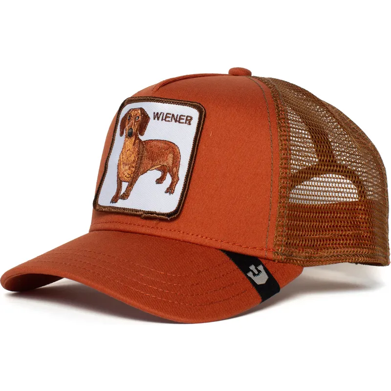 shapka-izvita-traker-kafyav-snapbek-weiner-dawg-the-farm-ot-goorin-bros