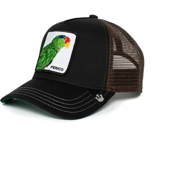 Goorin Bros. Parrot Perico Black and Brown Trucker Hat