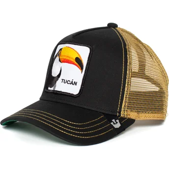 schwarze-und-goldene-trucker-kappe-tucan-tucan-von-goorin-bros