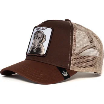 goorin-bros-braune-trucker-kappe-fur-jungen-hund-puppy-dog-eyes