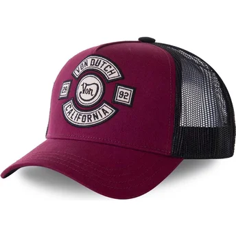 Gorra trucker granate BIKBOR de Von Dutch