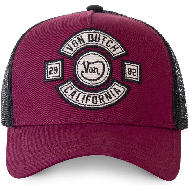 trucker-kasket-bordeaux-bikbor-fra-von-dutch