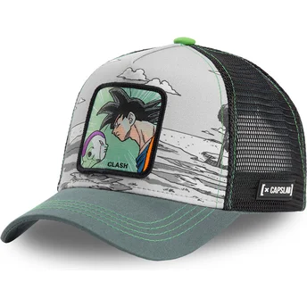 casquette-trucker-grise-et-noire-goku-vs-frieza-clash-zig-dragon-ball-capslab