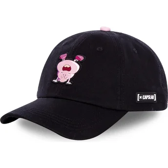 casquette-courbee-noire-snapback-poop-poo2-dr-slump-capslab