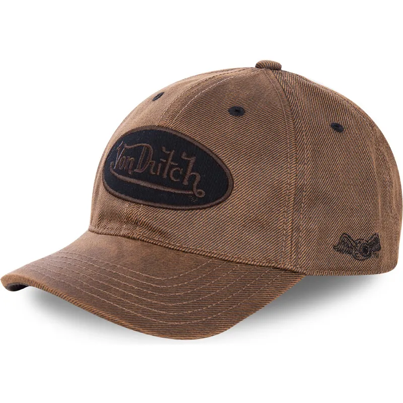 gorra-curva-marron-ajustable-bodm-de-von-dutch