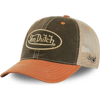 Von Dutch MAC3 grøn og orange trucker kasket