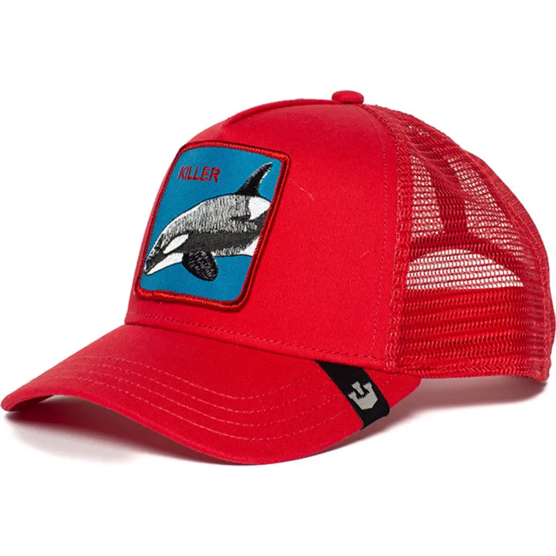 shapka-izvita-traker-chervena-snapbek-killer-whale-the-farm-ot-goorin-bros