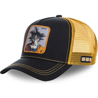 Sort og orange Son Goku trucker kasket til drenge KID_GOKB Dragon Ball fra Capslab