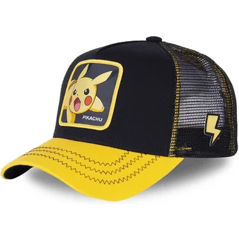 shapka-izvita-traker-cherna-snapbek-za-deca-kidpik6-pikachu-pokemon-ot-capslab