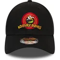 9forty-verstellbare-schwarze-curved-cap-bugs-bunny-looney-tunes-chase-von-new-era