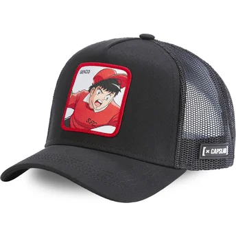 gorra-trucker-negra-benji-price-wak4-campeones-oliver-y-benji-de-capslab