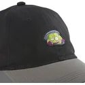 sort-og-gra-buet-snapback-kasket-rey-nikochan-nik1-dr-slump-fra-capslab