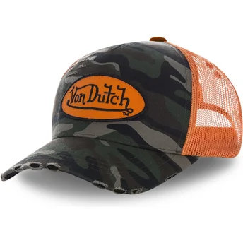 Шапка извита тракер камуфлаж снапбек CAMO06 от Von Dutch