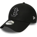 shapka-izvita-cherna-reguliruem-9forty-diamond-era-essential-na-boston-red-sox-mlb-ot-new-era