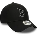 shapka-izvita-cherna-reguliruem-9forty-diamond-era-essential-na-boston-red-sox-mlb-ot-new-era