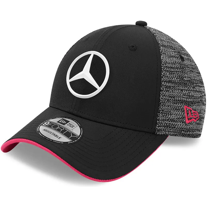 shapka-izvita-cherna-reguliruem-9forty-tonal-esports-na-mercedes-formula-1-ot-new-era