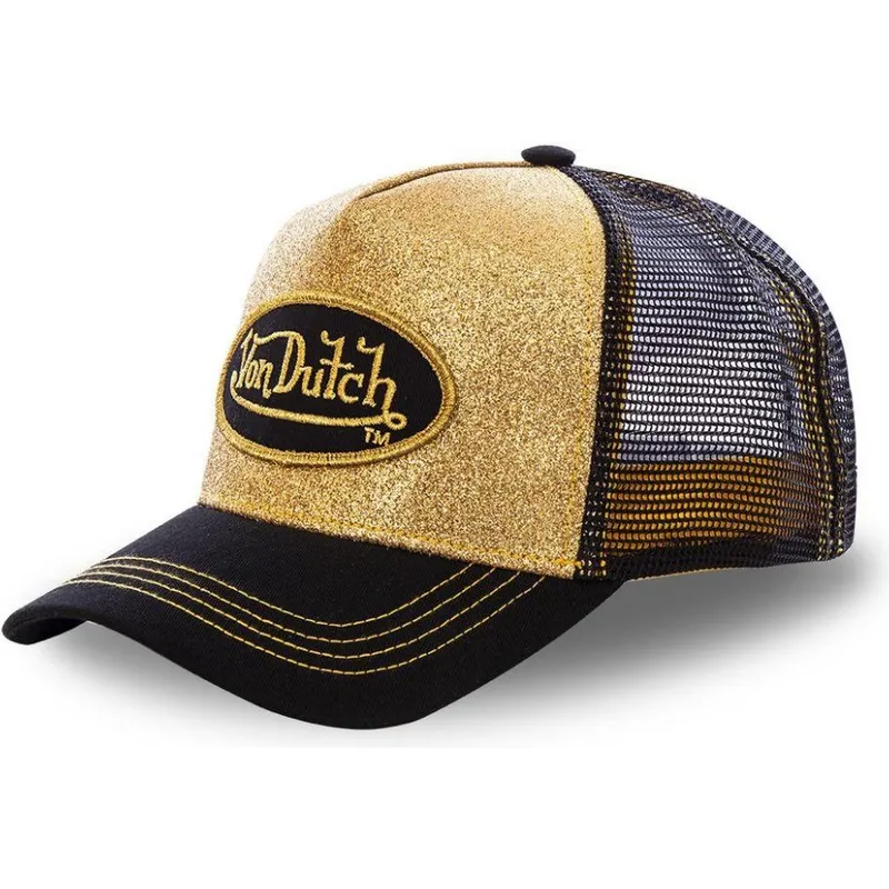 shapka-izvita-traker-zhlt-snapbek-dorada-gol-ot-von-dutch