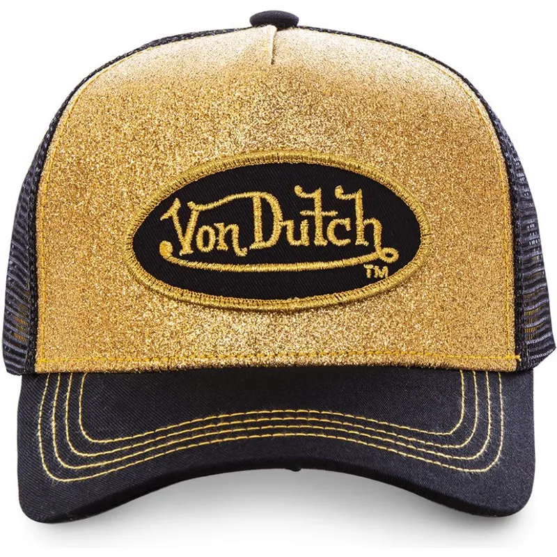 shapka-izvita-traker-zhlt-snapbek-dorada-gol-ot-von-dutch