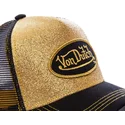 shapka-izvita-traker-zhlt-snapbek-dorada-gol-ot-von-dutch