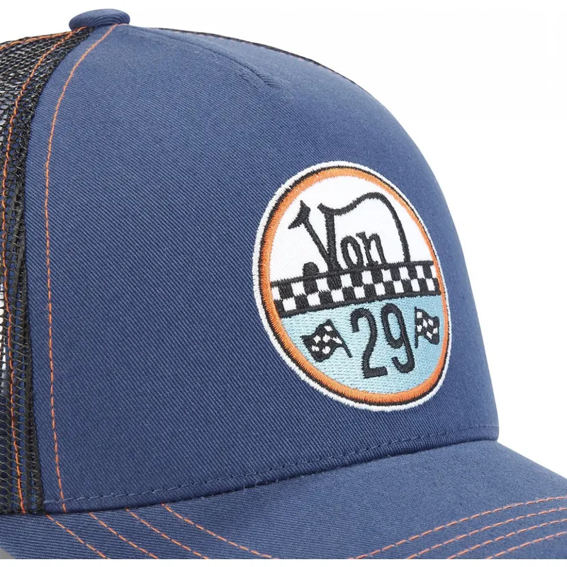 shapka-izvita-traker-sinya-snapbek-adam-blu-ot-von-dutch