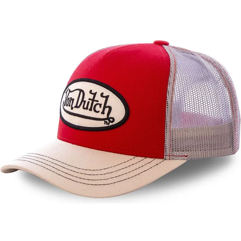 shapka-izvita-traker-chervena-snapbek-colred-ot-von-dutch